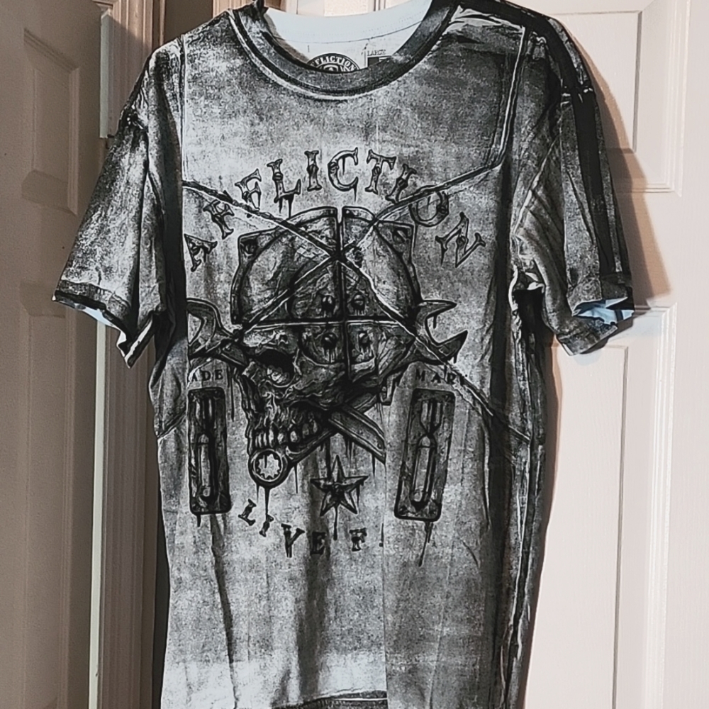 Mens affliction tshirt